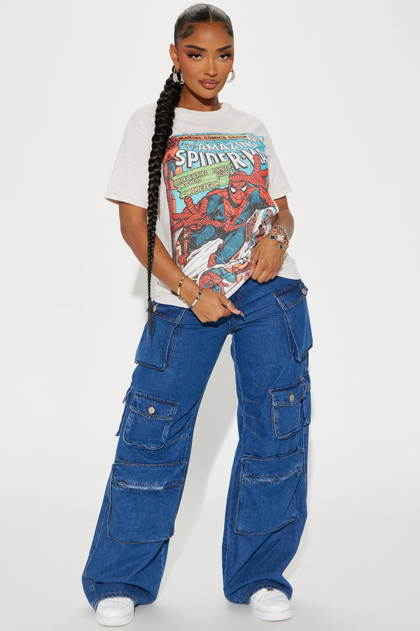 Amazing Spiderman Comic Washed Tee