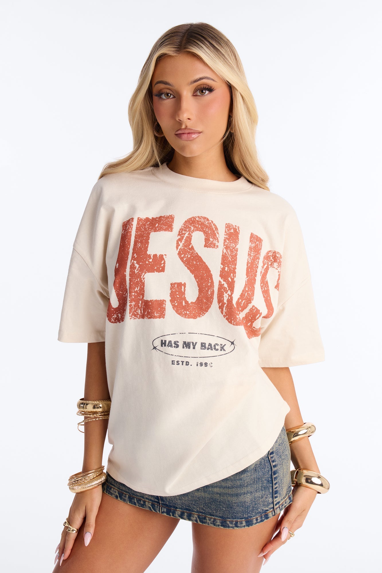 Sunday School Oversized Tee