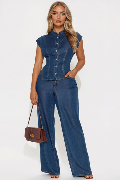 Olivia Wide Leg Pant Set