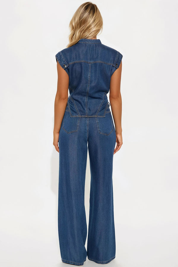 Olivia Wide Leg Pant Set
