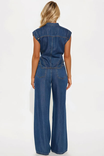 Olivia Wide Leg Pant Set