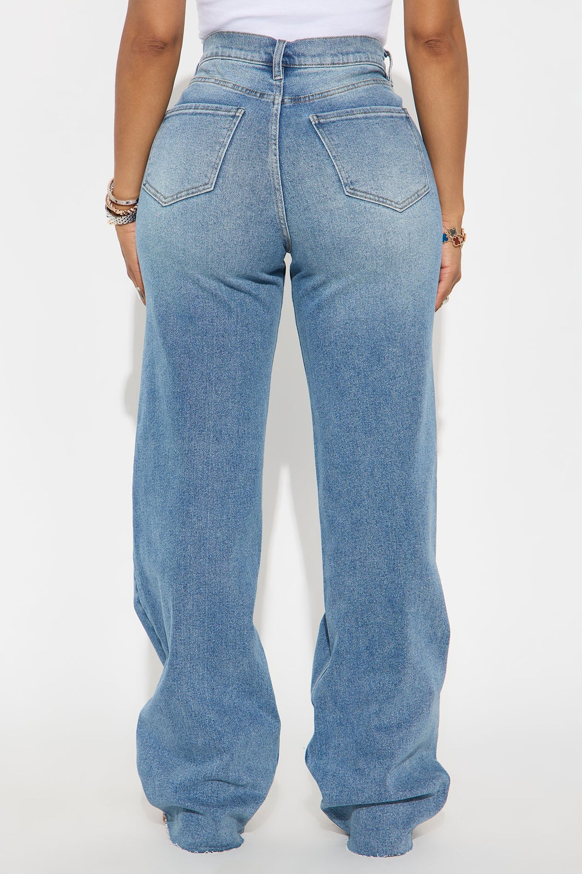 Tall Nova 90's Baby Basic Stretch Wide Leg Jean
